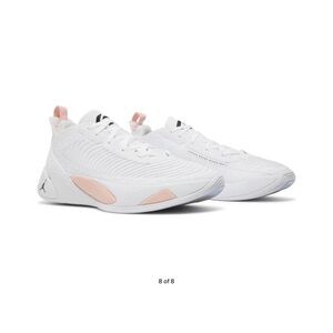 Jordan Luka 1 - Basketball Shoes - White / Coral